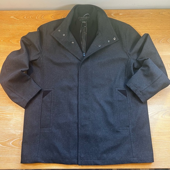 Marc New York Other - Marc New York Coyle Wool Stand Collar Charcoal Jacket Coat Size XXL